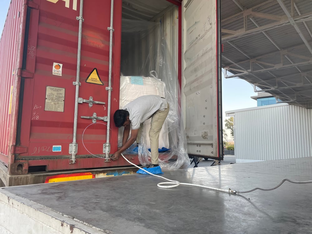 Container fumigation of export cargo