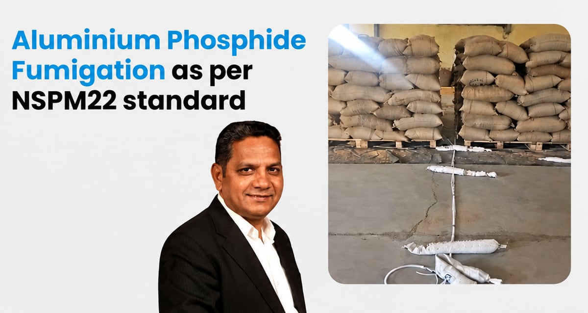 Aluminium phosphide fumigation as per NSPM22